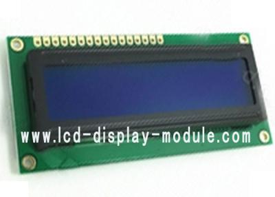 China Anzeigen-Charakter LCD-Moduls 12 16x2 LCD Uhr STN schwarz--yelow/Grün zu verkaufen