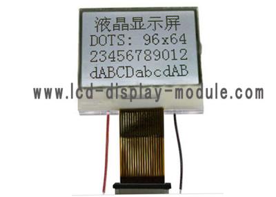 China 96x64 COG LCD module 9664 dots , Brightness FSTN LCM screen panel for sale