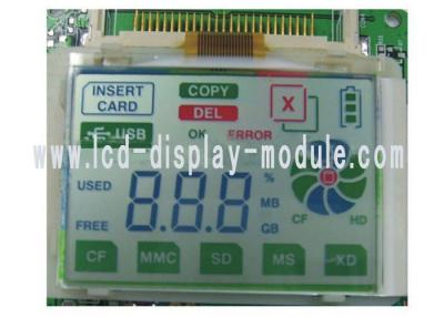 China el dígito del módulo 8 del LCD del segmento 680x57, apoya el panel positivo/transmisivo/del TN 4.5V LCD de exhibición en venta