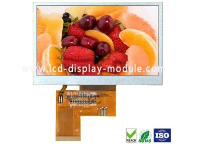 China 4.3 Inch TFT Flat Panel Indoor LCD with 350 nits 480x272 LCD RGB Interface for sale