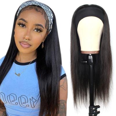 China ALL Headband Wig Wholesale Hair For Black Women, Raw Virgin Hair Headband Wigs for sale