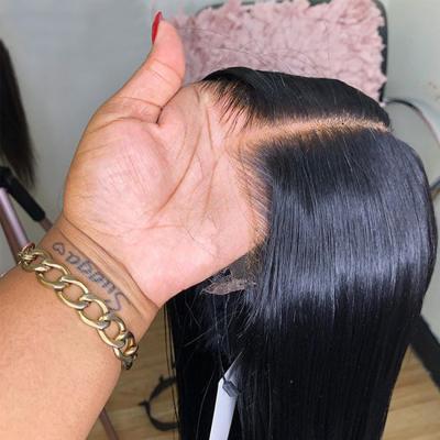 China ALL 30 Inch Length Long Lace Front Wig For Black Women Brazilian Cuticle Aligned Hair Lace Closure Wig for sale