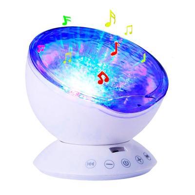 China Remote Control 7 LED Room Music Colorful Game Surf Projector Night Light Lamp for sale