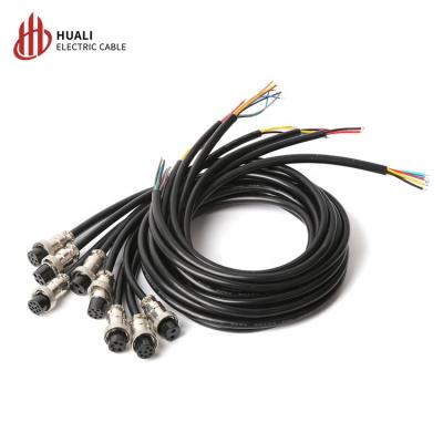 China Waterproof Mating Automotive Aviation Connector GX16 M16 Female Socket With Cable for sale