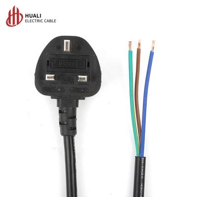 China British COMPUTER Copper 3 Pin Plug PC Laptop AC Power Cord Cable for sale