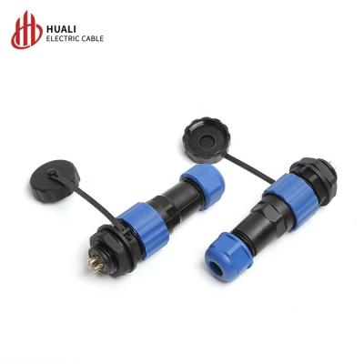 China Automotive SD16 Coupling Waterproof Aviation Connector Plug And Socket 2pin 3pin 4pin 5pin 6pin 7pin IP68 Cable Connectors for sale