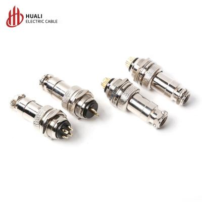 China Automotive Metal M16 Connectors 16mm Metal Aviation Connectors Spilled Type Plug for sale