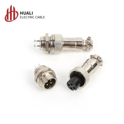 China Factory wholesale price automotive aviation connector hexagon set aviation plug GX12 aviation connector for sale