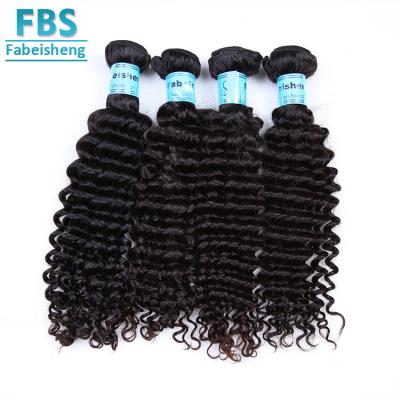 China Cuticle Aligned Brazilian Deep Wave Human Hair Double Wave Virgin Hair Cuticle Aligned Hair Weave In Bundles Virgin Hair Extensions for sale