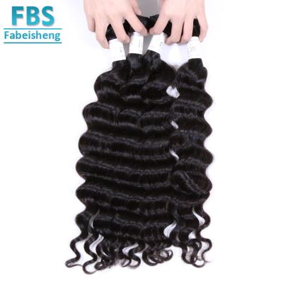 China LOOSE DEEP WAVE raw virgin hair bundle press bundle tin box scrap deep wave bundles for sale