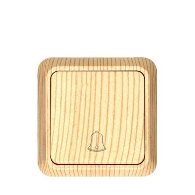 China home & Best Price Desktop Top Quality ABS Single Press Gold Copper Rocker Switch for sale