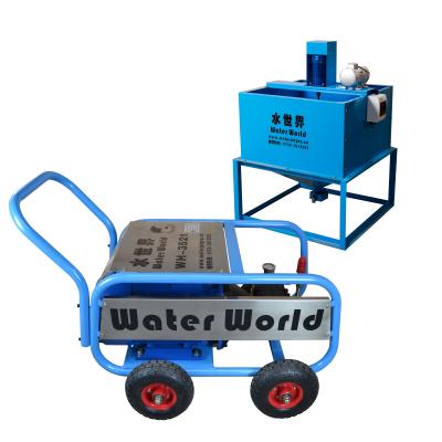 China Critical Cleaning / Portable Cheap Price Residue Free Cleaner With High Pressure Wheel Italy Pump Water Blast Machine for sale