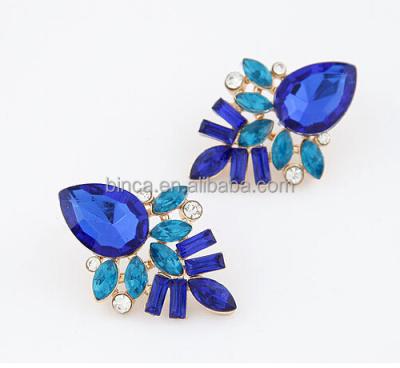 China ALLOY Fashion Earrings Rhinestones Resins Statement Earrings ER97605 for sale