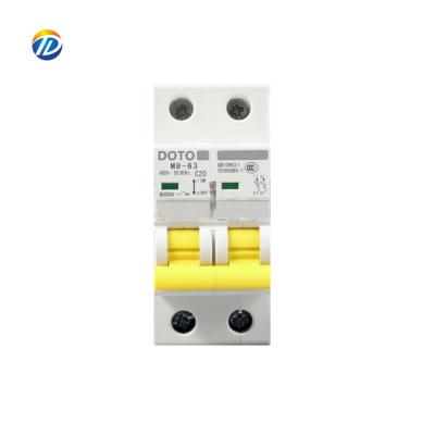 China New style DZ47-63 m8 2p plastic pole breaker c32 C16 magnetic types 63 amp mcb mini miniature circuit breaker for sale