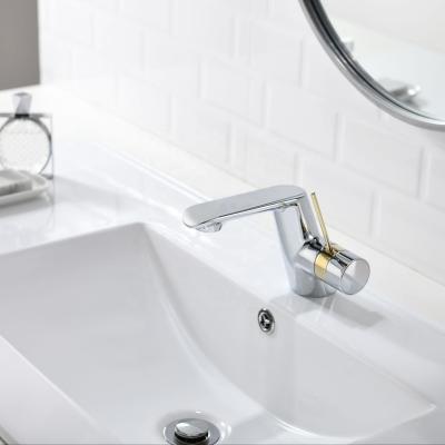 China Thermostatic Faucets Sink Fauect Basin Faucets Tap Cold Water Hot Deck Mounted for sale