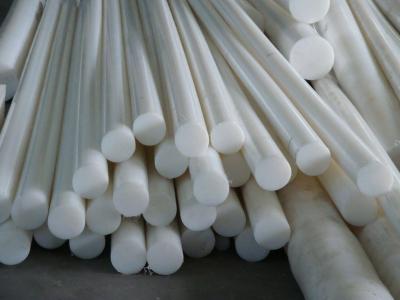 China Low Water Absorption UHMW Polyethylene Rod Stock White Or Black Color for sale