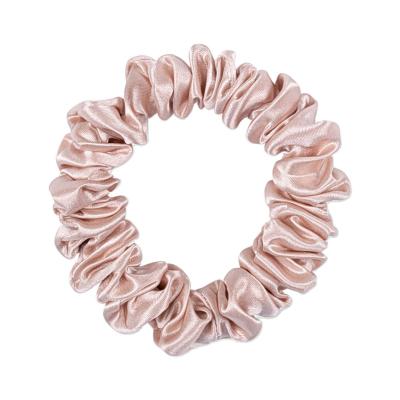 China Girl Hair Decoration Women's Hair Scrunchies 22mm Silk Hair Tie Headbands Elastic for sale