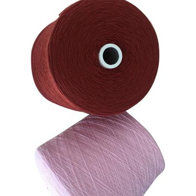 China Durable 100%Superfine Mercerized Merino Wool Yarn Nm2/48 Semi-worsted 17.5um Dyed Knitting Woolen Yarn for sale