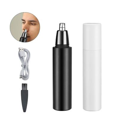 China 2021 Household Professional Nose Hair Trimmer For Men And Women Eyebrow Facial Hair Trimmer Waterproof USB Filling for sale