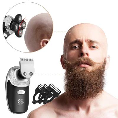 China Triple Electric Nose Trimmer OEM/ODM Facial Clean Electric Shaver 5 Blade In 1 Hair Grooming Kit Waterproof Bald Men Beard Razors Wholesale for sale