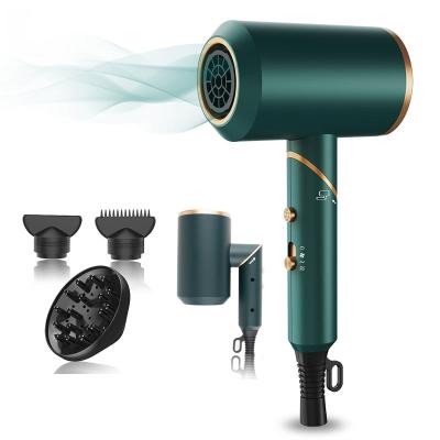 China Foldable Drop Shipping Gray Powerful Keratin Green Travel NEW Professional 2000W AC Motor Foldable Salon Hair Dryer For Hair Styling for sale