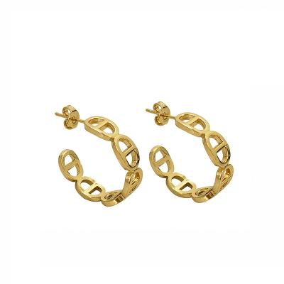 China 2021 Trendy Fashion Jewelry Circle Earrings Ladies Earrings for sale