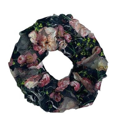 China Fashion New Arrival Elastic Bands Printed Head Hair Scrunchies Women Accessories Cloth Cloth Hair Bands for sale