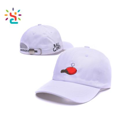 China JOINT Baseball Cap Custom Embroidered Logo Hats Mens Baseball Cap Metal Back Adjustable Clasp for sale