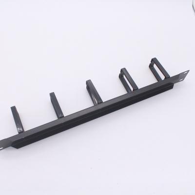 China Wholesale Customized Cable Organizer High Quality Black Plastic Material Metal Cable Management for sale