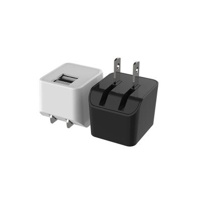 China High quality OEM ETL 5V 2.4A 12W 2 foldable mini MOBILE PHONE 2 USB wall charger left plug us in for sale