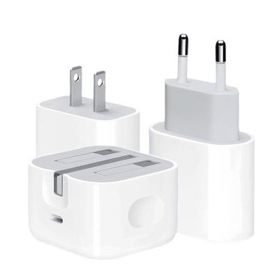 China 1:1 Original UK/EU/US/AU 20w usbc best/palladium plug usbc wall quick charging fast charging palladium phone usb charger for iphone 13 /13 professional for sale