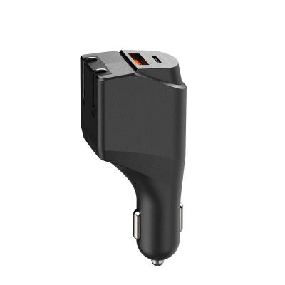 China Mobile Phone/Tablet/MP3/MP4 2 in 1 Combo USB Charger Wall and Car PD20W+ QC3.0 Dual Fast Charging Access Phone Charger Car Charger For iPhone for sale