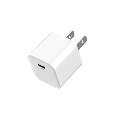 China Original 20w Mobile Phone Palladium Charger US Plug USB C Power Adapter USB Type C Adapter For iPhone 11 Pro Max for sale