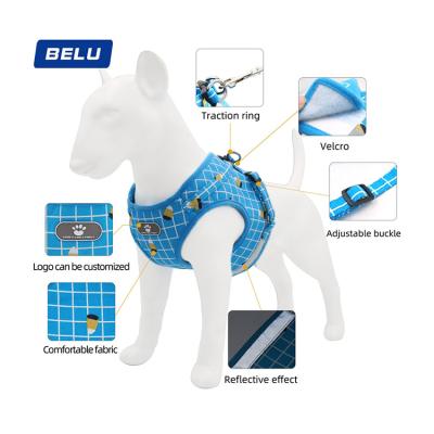 China High Quality Viable Polyester Outer Layer Inner Mesh Pet Traction Vest Pure Cotton for sale