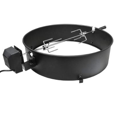 China Easily Cleaned Black Rotisserie Ring BBQ Charcoal Kettle Kit for Roasting Meat for sale