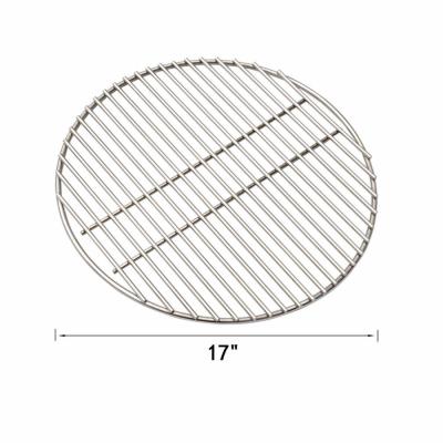 China Corrosion Resistance Outdoor Camping 17 Inch Stainless Steel High Fire Charcoal Fire Grill for sale