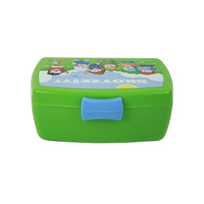 China BPA Free Storage Plastic Support Freshness Food Container OEM Logo Packaging Bento Lunch Box Custom Made For Kids for sale