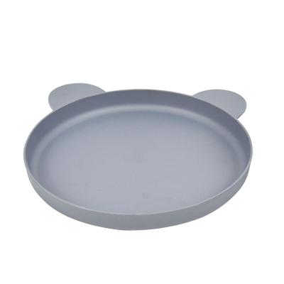 China Cute Viable Shape Polylactic Acid Material Pla Food Grade Cartoon Dish Kids Biodegradable Dishes for sale