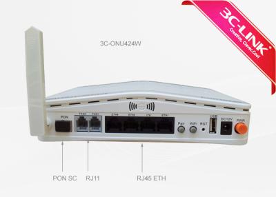 China Alto equipo 2POTS+ del ancho de banda GPON ONU 4 GEPON para el sistema de FTTH en venta