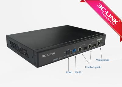 Κίνα Μίνι μέγεθος EPON OLT 2 μεγάλης απόστασης τοίχος συστημάτων λιμένων 1U EPON PON που τοποθετείται προς πώληση