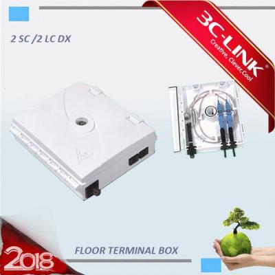 China 2 Ports Mini Fiber Terminal Box Floor terminal With one input and two output for sale