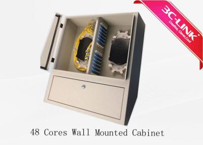 China Low Loss 48 Cores Wall Mount Fiber Distribution Cabinet Adaptation Many Applications for sale