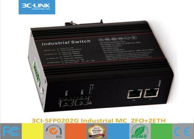 China Temperature Models Industrial Media Converter 6-Port Gigabit Industrial Managed Switch for sale