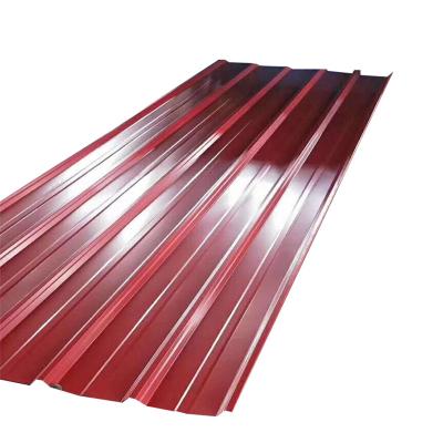 China Construction Sector Color Coated Cheap Metal Corrugated Steel Roofing Sheet for sale