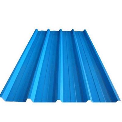 China Price Area Embossed Zinc Iron Roofing Sheet Corrugated Steel Sheet Standard Long Span Color for sale