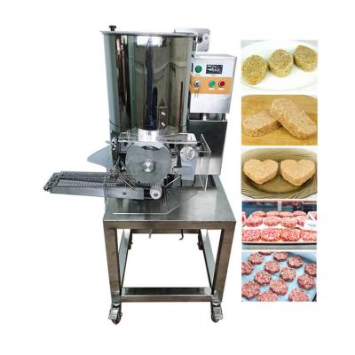 China High Speed ​​Automatic Square 2-10cm Round Star Shape Nugget Falafel Meat Patty Maker Low Energy Making Machine for sale