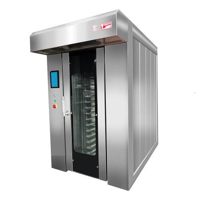 China Industrial Diesel Gas Commercial Oven Supply Electric Rotary Bakery Oven With Steam Function for sale