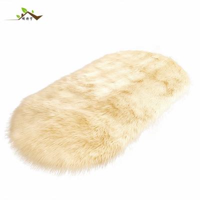 China Wholesale Washable Luxury Amazon Faux Fur Rug Shaggy Sheepskin Rug Shaggy Rug Blanket Wholesale Faux Fur Rugs And Blankets for sale