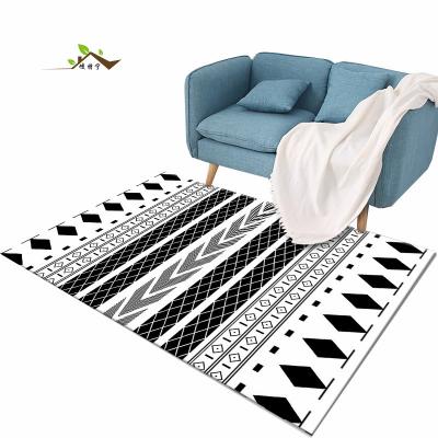 China Factory Direct Selling Modern Simple Rectangle Nordic Super Soft Bedroom Rug And Blanket for sale