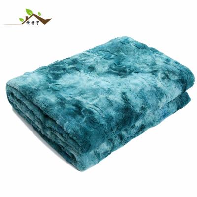 China Modern Microfiber Backed Cheap Wholesale Double Layer Throw Blanket for sale